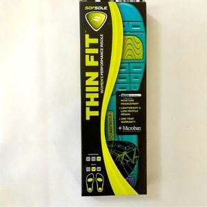 SofSole Thin Fit Women’s Performance Insole Women’s 5- 7.5